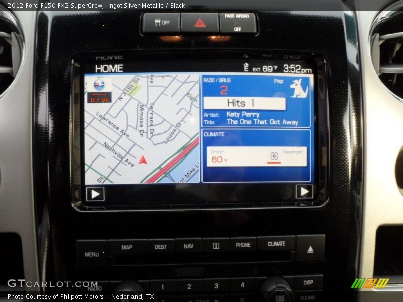 Ingot Silver Metallic / Black 2012 Ford F150 FX2 SuperCrew