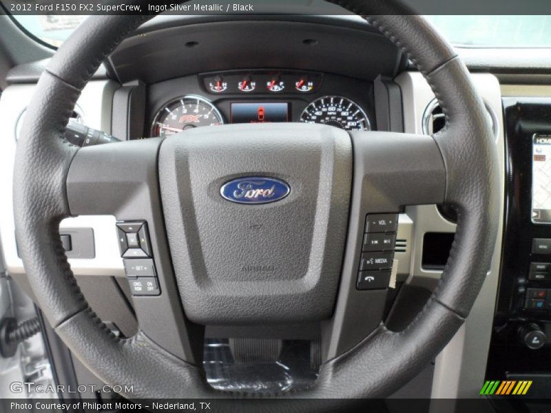 Ingot Silver Metallic / Black 2012 Ford F150 FX2 SuperCrew
