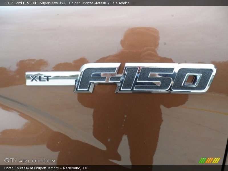 Golden Bronze Metallic / Pale Adobe 2012 Ford F150 XLT SuperCrew 4x4
