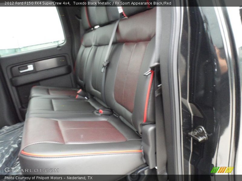  2012 F150 FX4 SuperCrew 4x4 FX Sport Appearance Black/Red Interior