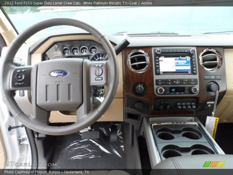 Dashboard of 2012 F350 Super Duty Lariat Crew Cab