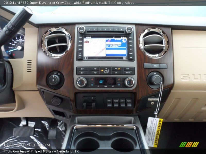 Controls of 2012 F350 Super Duty Lariat Crew Cab