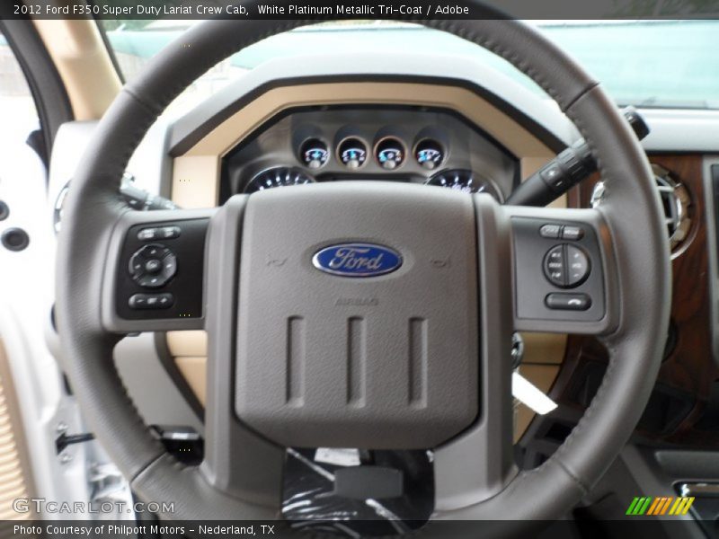  2012 F350 Super Duty Lariat Crew Cab Steering Wheel