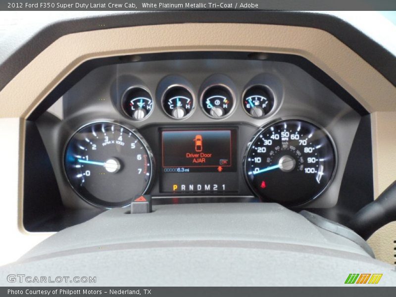  2012 F350 Super Duty Lariat Crew Cab Lariat Crew Cab Gauges