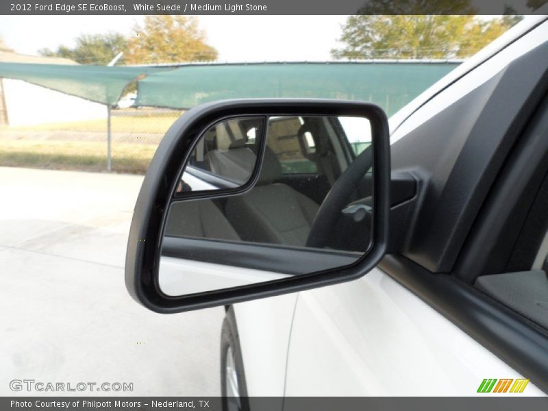 White Suede / Medium Light Stone 2012 Ford Edge SE EcoBoost