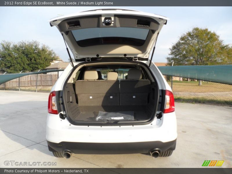 White Suede / Medium Light Stone 2012 Ford Edge SE EcoBoost