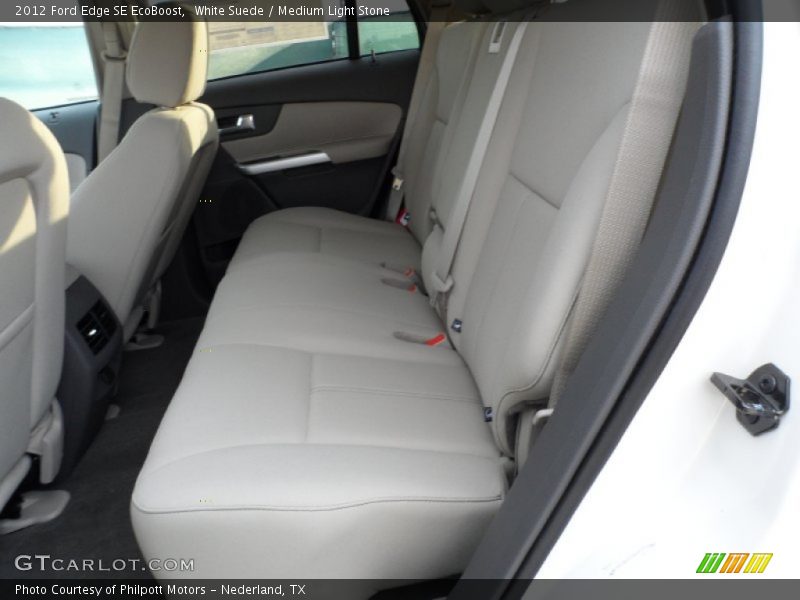 White Suede / Medium Light Stone 2012 Ford Edge SE EcoBoost