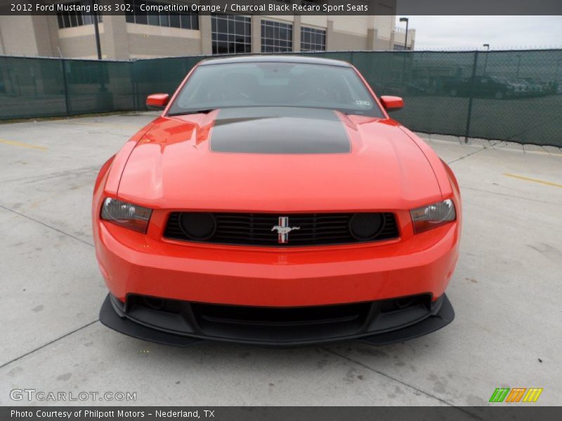  2012 Mustang Boss 302 Competition Orange