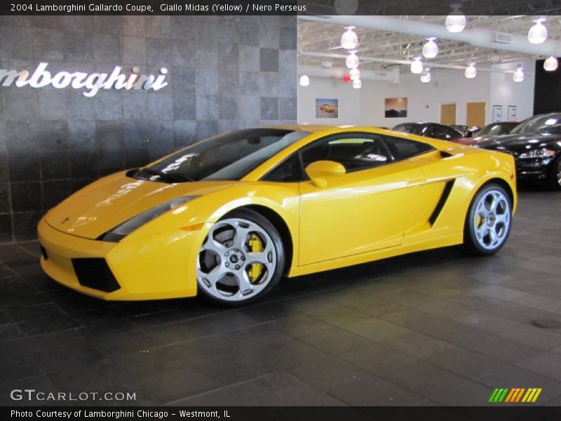 Giallo Midas (Yellow) / Nero Perseus 2004 Lamborghini Gallardo Coupe