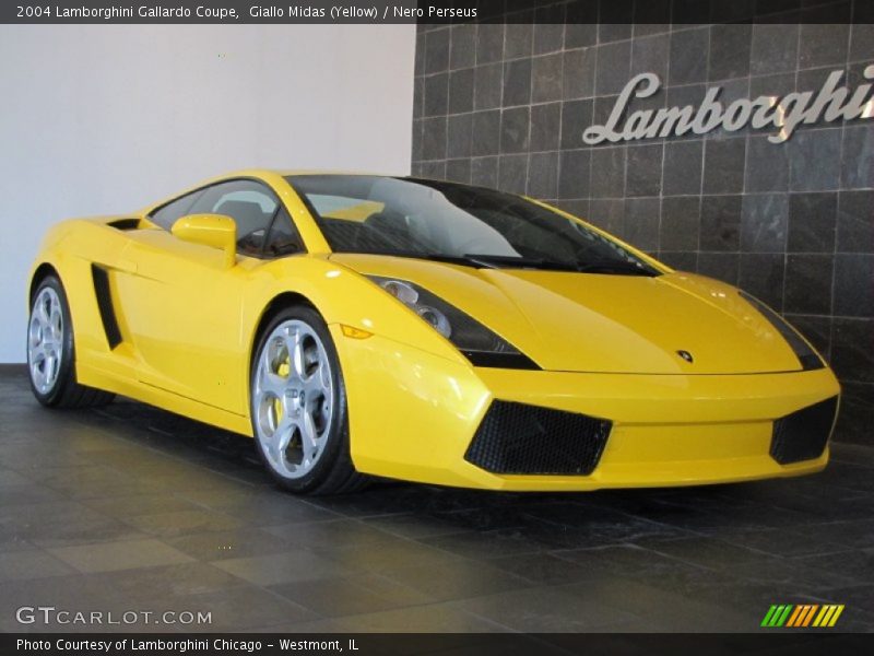 Giallo Midas (Yellow) / Nero Perseus 2004 Lamborghini Gallardo Coupe