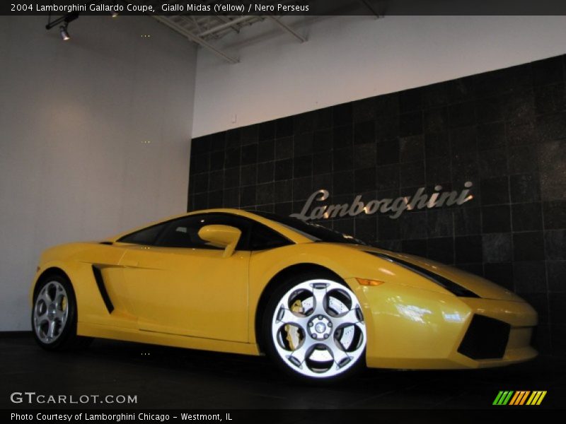 Giallo Midas (Yellow) / Nero Perseus 2004 Lamborghini Gallardo Coupe