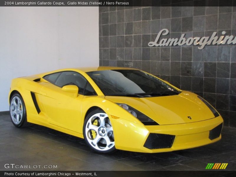 Giallo Midas (Yellow) / Nero Perseus 2004 Lamborghini Gallardo Coupe