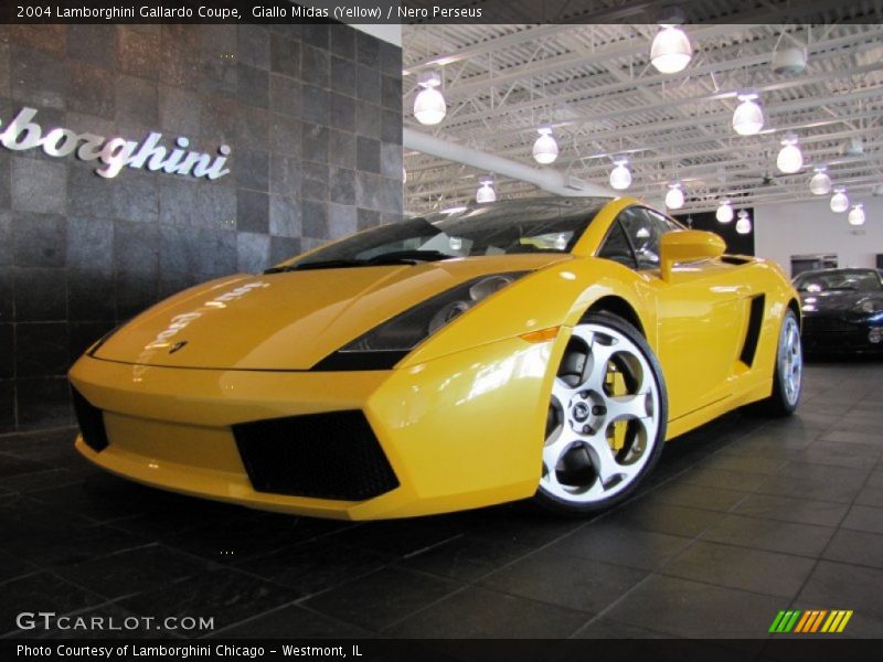 Giallo Midas (Yellow) / Nero Perseus 2004 Lamborghini Gallardo Coupe