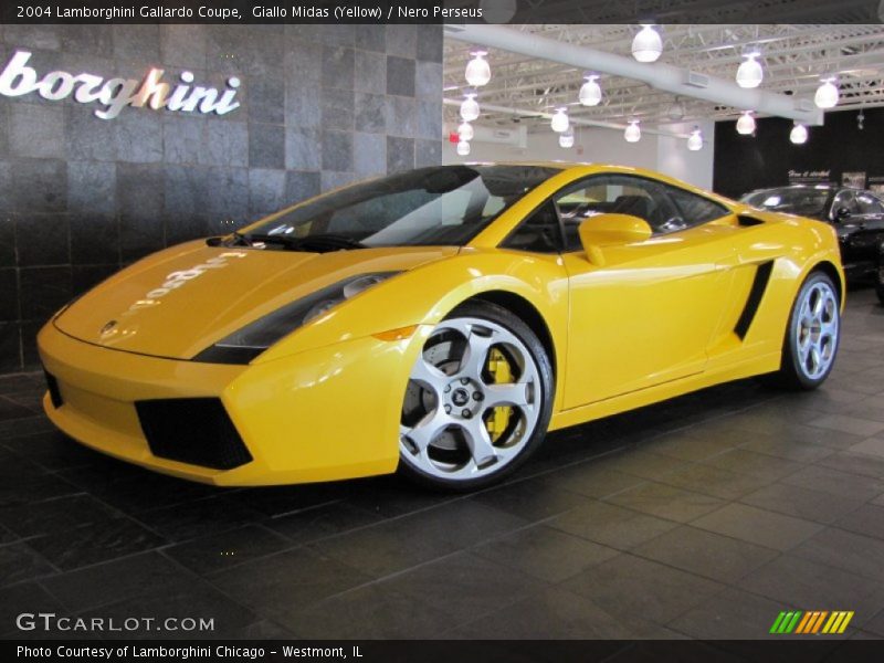 Giallo Midas (Yellow) / Nero Perseus 2004 Lamborghini Gallardo Coupe