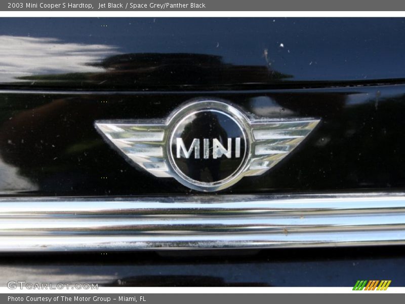 Jet Black / Space Grey/Panther Black 2003 Mini Cooper S Hardtop
