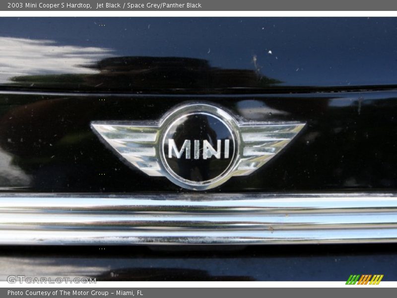 Jet Black / Space Grey/Panther Black 2003 Mini Cooper S Hardtop