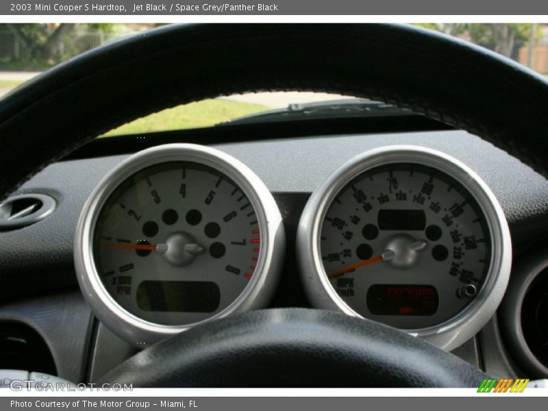 Jet Black / Space Grey/Panther Black 2003 Mini Cooper S Hardtop