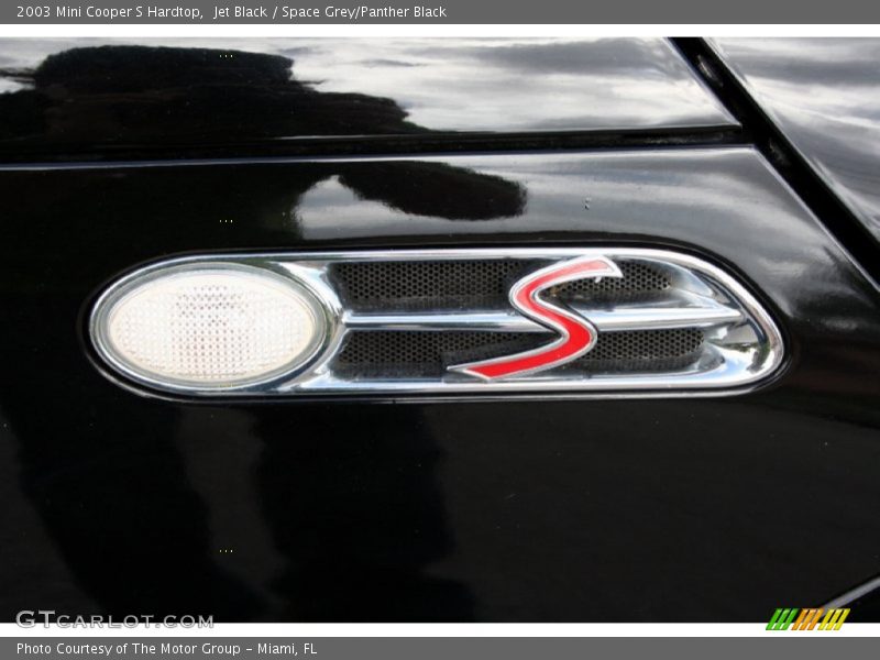 Jet Black / Space Grey/Panther Black 2003 Mini Cooper S Hardtop