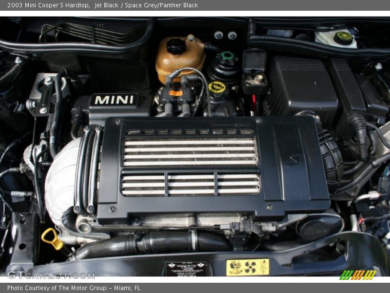 Jet Black / Space Grey/Panther Black 2003 Mini Cooper S Hardtop