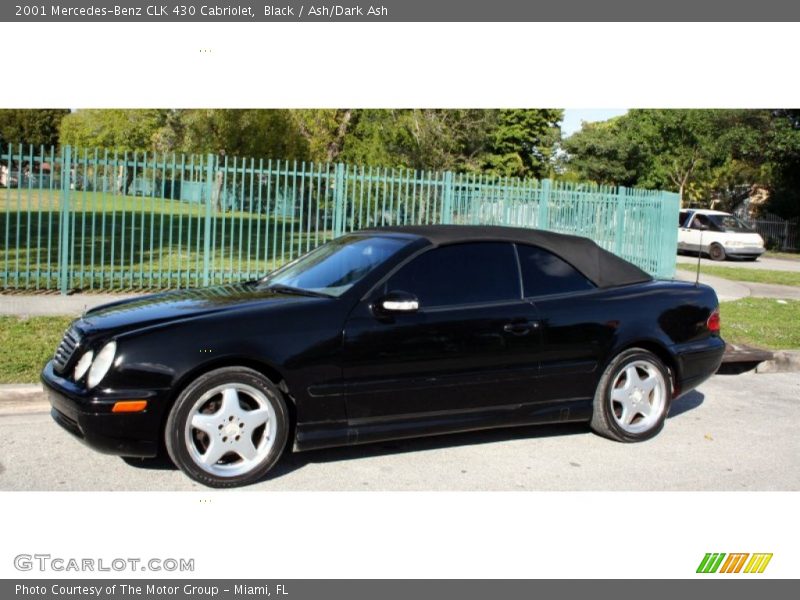 Black / Ash/Dark Ash 2001 Mercedes-Benz CLK 430 Cabriolet