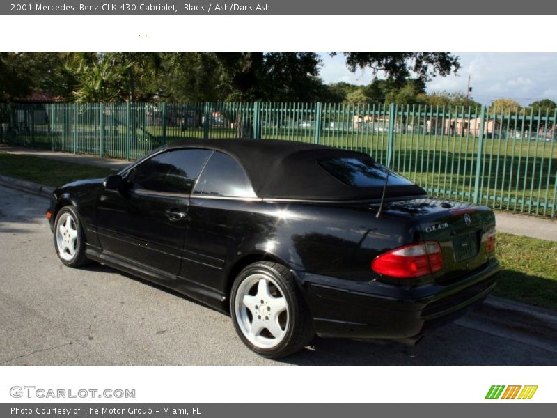 Black / Ash/Dark Ash 2001 Mercedes-Benz CLK 430 Cabriolet