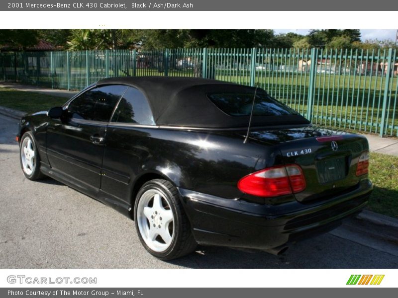 Black / Ash/Dark Ash 2001 Mercedes-Benz CLK 430 Cabriolet