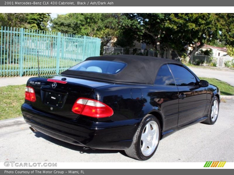 Black / Ash/Dark Ash 2001 Mercedes-Benz CLK 430 Cabriolet