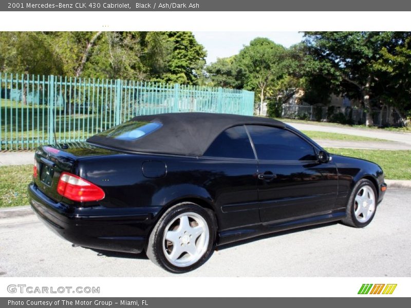 Black / Ash/Dark Ash 2001 Mercedes-Benz CLK 430 Cabriolet