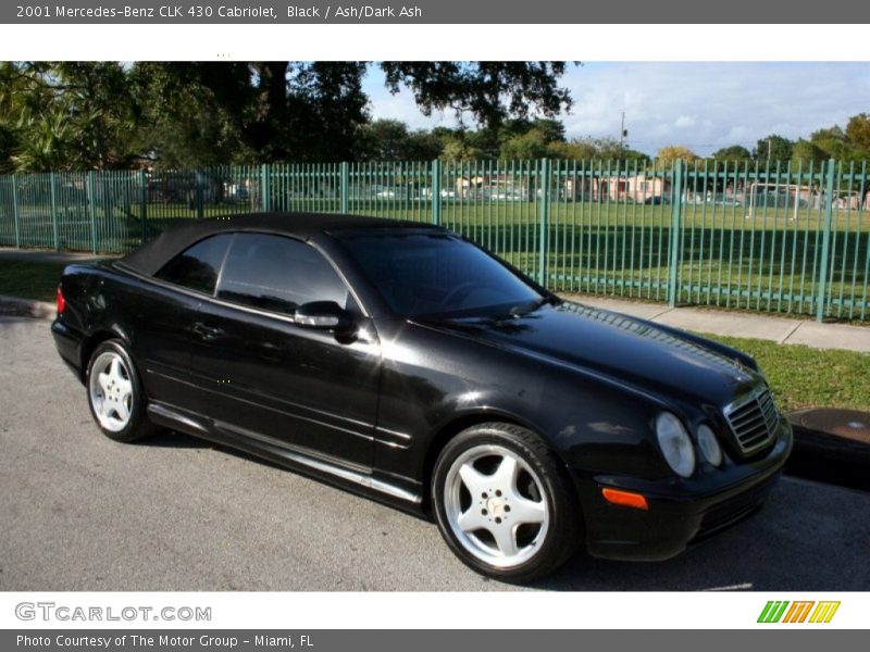 Black / Ash/Dark Ash 2001 Mercedes-Benz CLK 430 Cabriolet