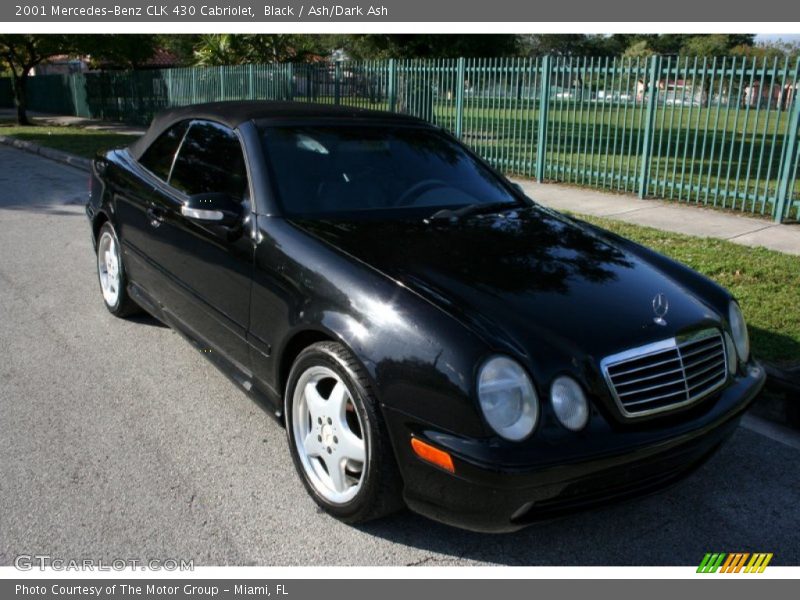 Black / Ash/Dark Ash 2001 Mercedes-Benz CLK 430 Cabriolet