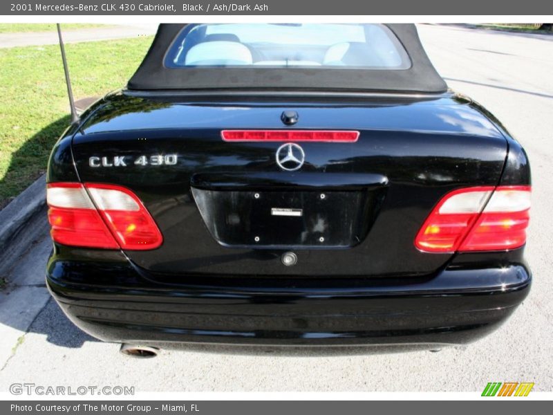 Black / Ash/Dark Ash 2001 Mercedes-Benz CLK 430 Cabriolet