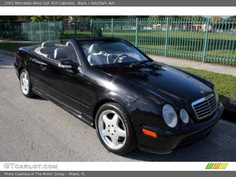Black / Ash/Dark Ash 2001 Mercedes-Benz CLK 430 Cabriolet