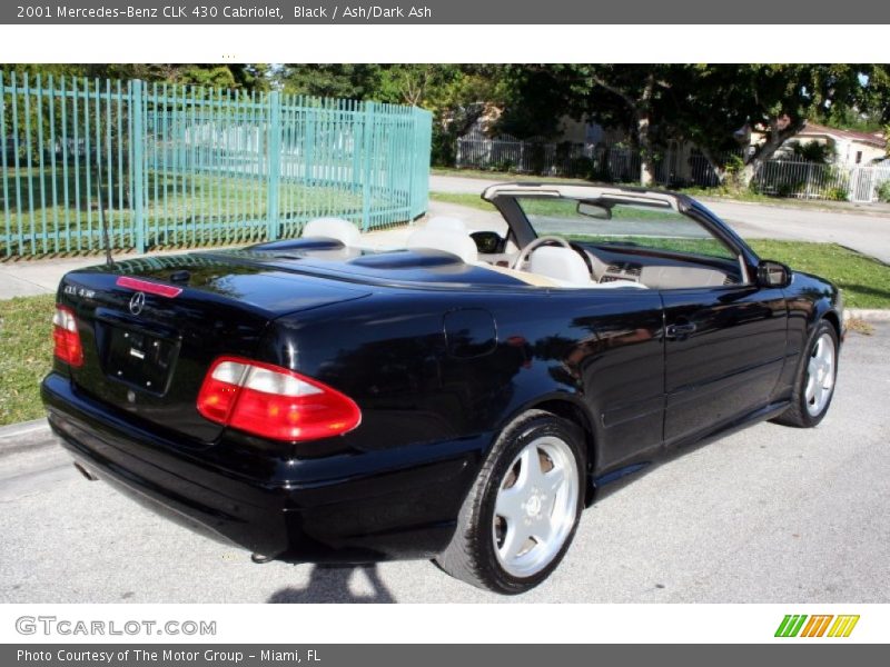 Black / Ash/Dark Ash 2001 Mercedes-Benz CLK 430 Cabriolet