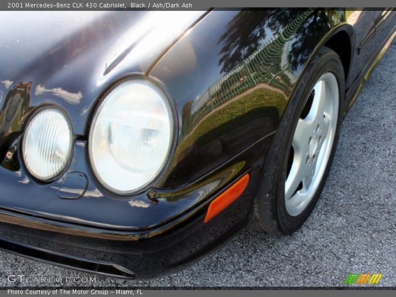 Black / Ash/Dark Ash 2001 Mercedes-Benz CLK 430 Cabriolet