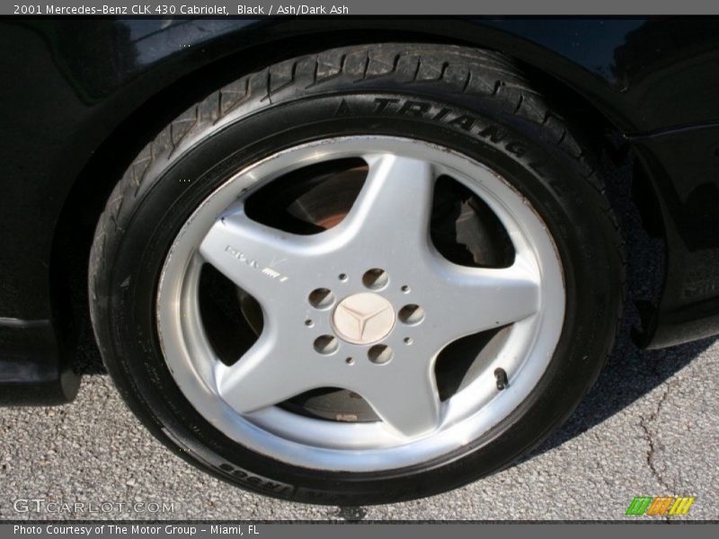 Black / Ash/Dark Ash 2001 Mercedes-Benz CLK 430 Cabriolet