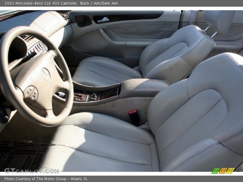 Black / Ash/Dark Ash 2001 Mercedes-Benz CLK 430 Cabriolet