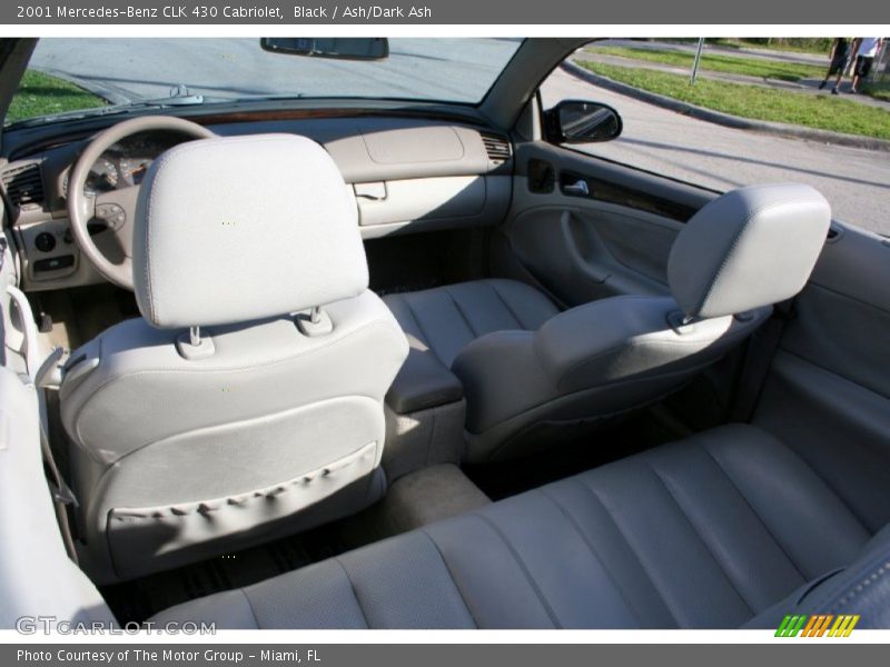 Black / Ash/Dark Ash 2001 Mercedes-Benz CLK 430 Cabriolet