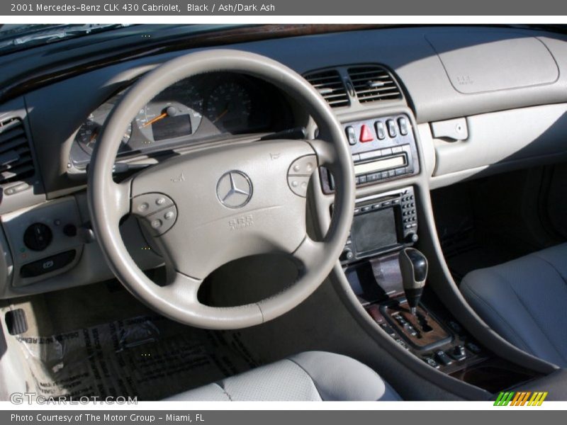 Black / Ash/Dark Ash 2001 Mercedes-Benz CLK 430 Cabriolet
