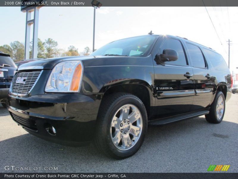 Onyx Black / Ebony 2008 GMC Yukon XL SLT
