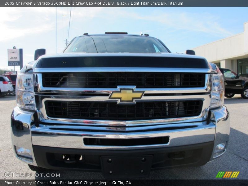 Black / Light Titanium/Dark Titanium 2009 Chevrolet Silverado 3500HD LTZ Crew Cab 4x4 Dually