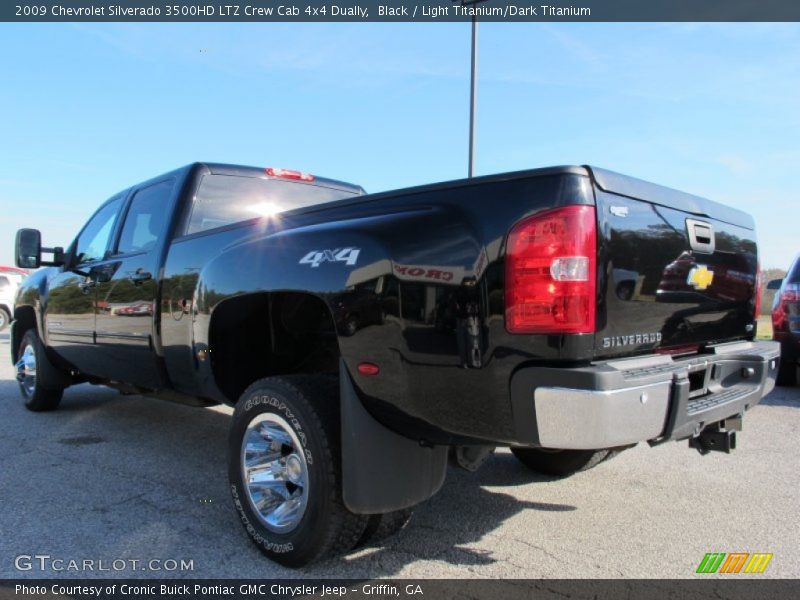 Black / Light Titanium/Dark Titanium 2009 Chevrolet Silverado 3500HD LTZ Crew Cab 4x4 Dually