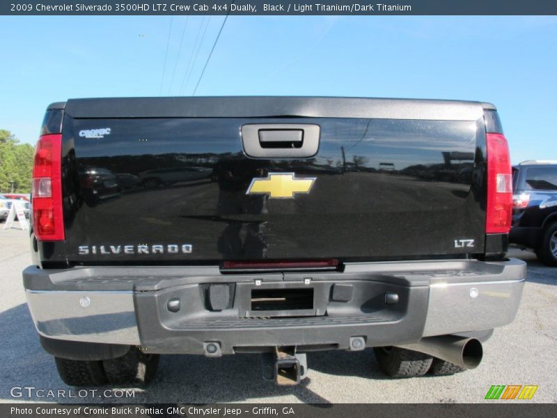 Black / Light Titanium/Dark Titanium 2009 Chevrolet Silverado 3500HD LTZ Crew Cab 4x4 Dually