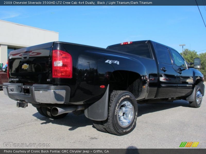 Black / Light Titanium/Dark Titanium 2009 Chevrolet Silverado 3500HD LTZ Crew Cab 4x4 Dually