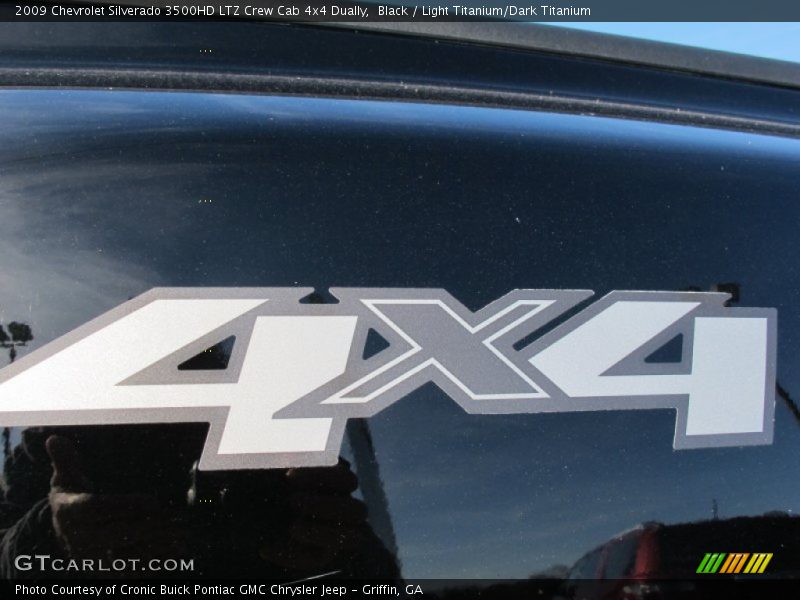 Black / Light Titanium/Dark Titanium 2009 Chevrolet Silverado 3500HD LTZ Crew Cab 4x4 Dually