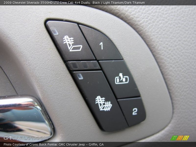Black / Light Titanium/Dark Titanium 2009 Chevrolet Silverado 3500HD LTZ Crew Cab 4x4 Dually