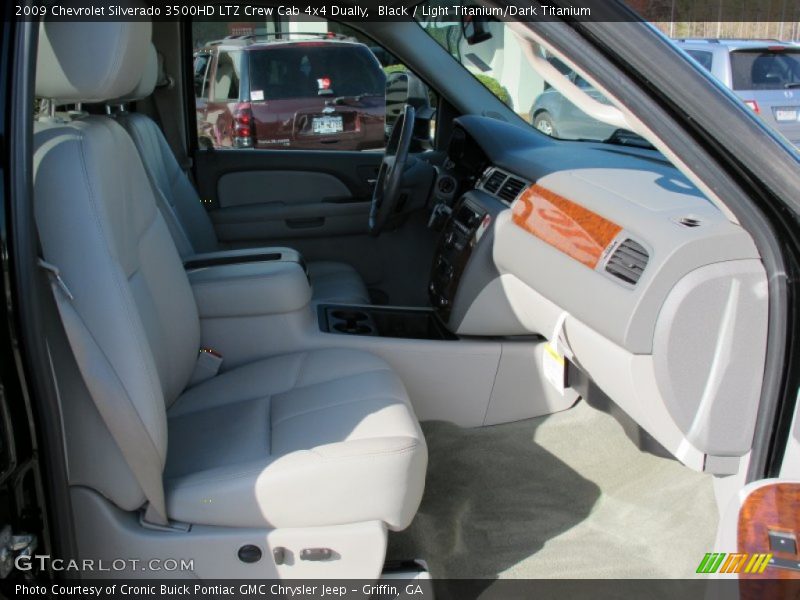 Black / Light Titanium/Dark Titanium 2009 Chevrolet Silverado 3500HD LTZ Crew Cab 4x4 Dually