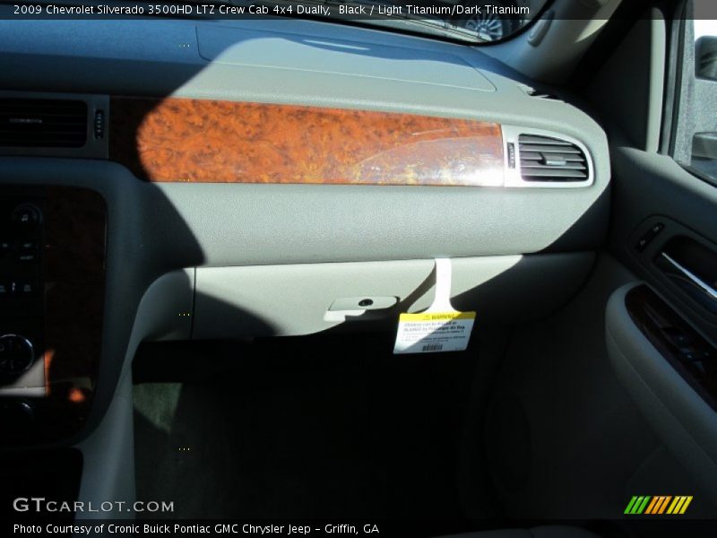 Black / Light Titanium/Dark Titanium 2009 Chevrolet Silverado 3500HD LTZ Crew Cab 4x4 Dually