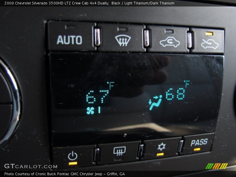 Black / Light Titanium/Dark Titanium 2009 Chevrolet Silverado 3500HD LTZ Crew Cab 4x4 Dually