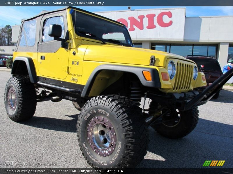 Solar Yellow / Dark Slate Gray 2006 Jeep Wrangler X 4x4