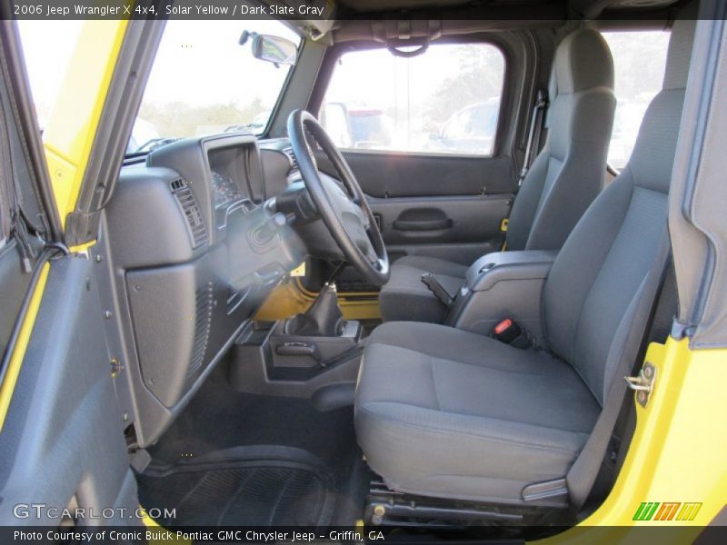 Solar Yellow / Dark Slate Gray 2006 Jeep Wrangler X 4x4